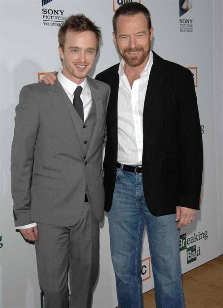 Aaron Paul and Bryan Cranston took the stage to talk about Breaking